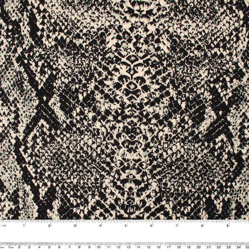 ANIMAL SKIN Printed Knit - Snake - Grey