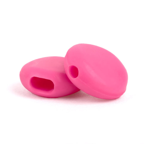 Round Mask Elastic Stoppers - Pink