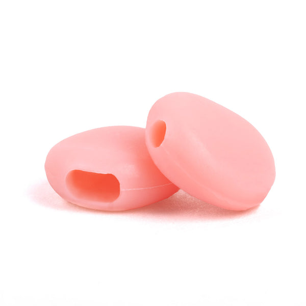 Round Mask Elastic Stoppers - Peach