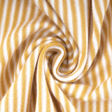 Bamboo organic jersey stripes - Golden