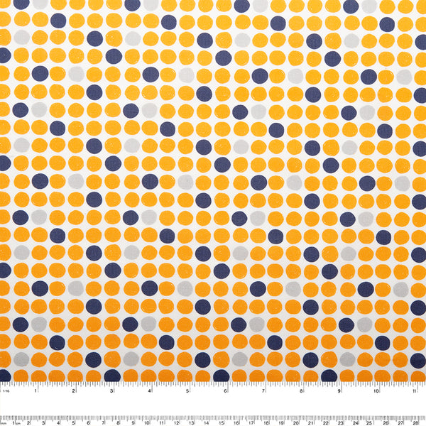 CAMELOT Quilting cotton - On the move collection - Grid dot - Navy