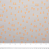 CAMELOT Quilting cotton - On the move collection - Construction cones - Grey