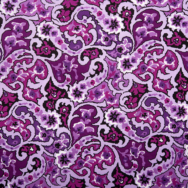 COLLECTOR'S Cotton prints - Abstrac - Purple (10 meters)