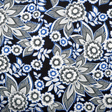 COLLECTOR'S Cotton prints - Florals - Navy (10 meters)