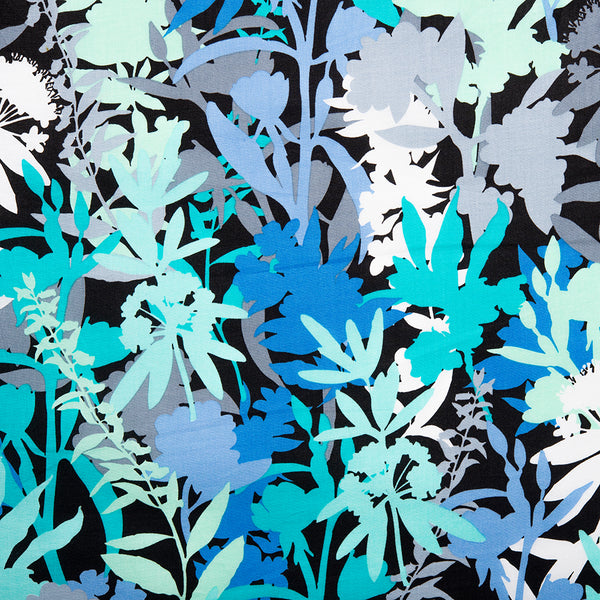 COLLECTOR'S Cotton prints - Wild flower - Blue (10 meters)