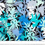 COLLECTOR'S - Coton imprimé - Fleur sauvage - Bleu (10 mètres)