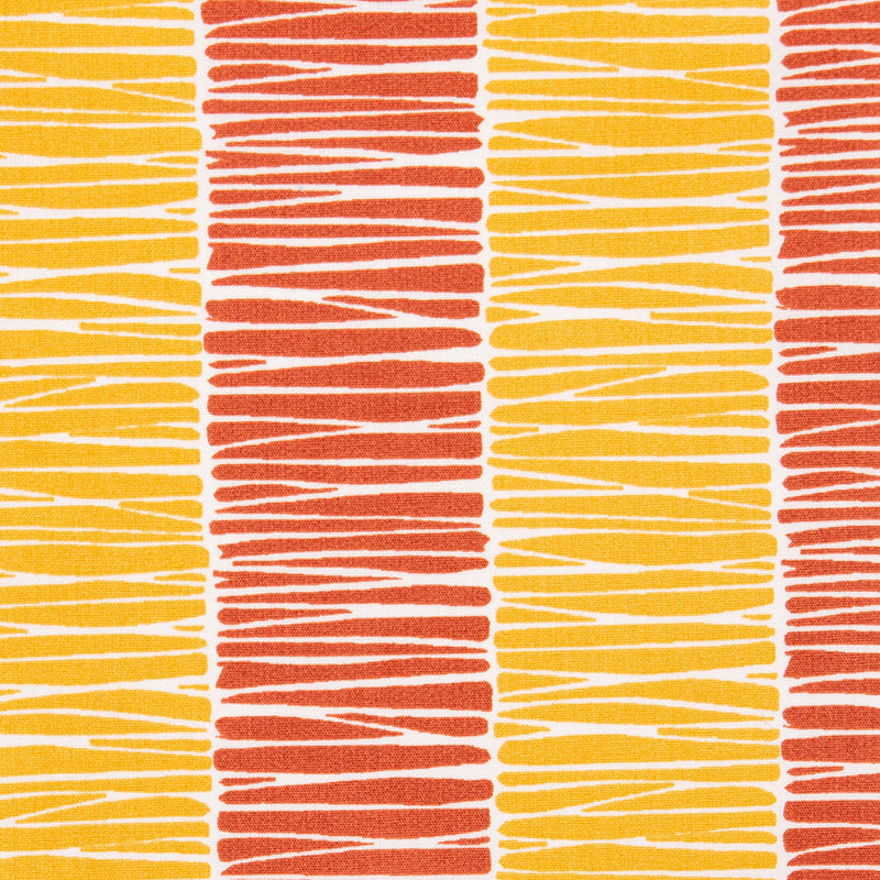 COLLECTOR'S Cotton prints - Stripes - Yellow / Orange (10 meters)