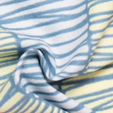 COLLECTOR'S Cotton prints - Stripes - Yellow / Blue (10 meters)