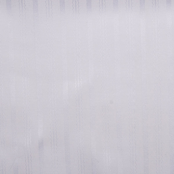 Dobby pour chemisier - Rayures Zigzag - Blanc