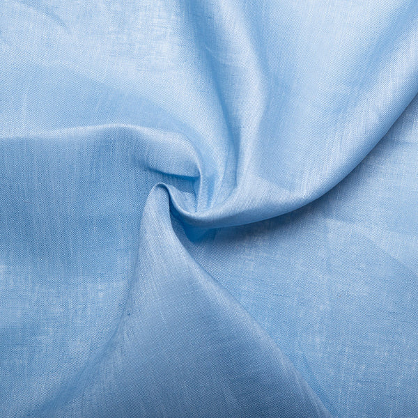PORTOFINO - Pure hanky linen OEKOTEX - Sky blue