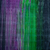 Hand dyed batiks - Stripes - Blue / Purple / green (10 meters)