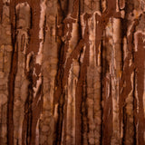 Batik teint à  la main - Rayures - Brun / Beige (10 mètres)