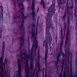 Hand dyed batiks - Stripes - Purple (10 meters)
