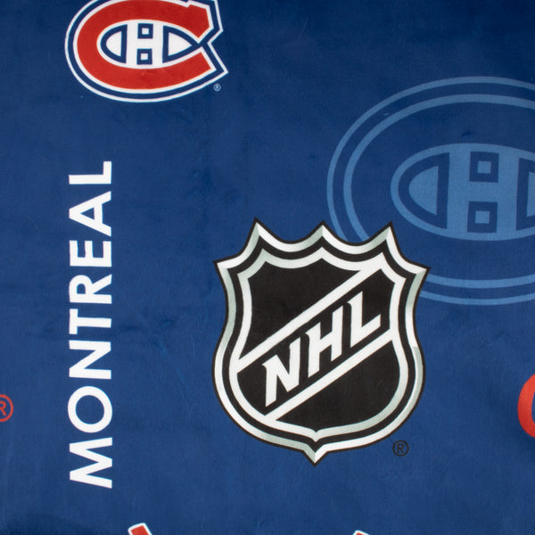 NHL Minky - Montreal canadian - Blue
