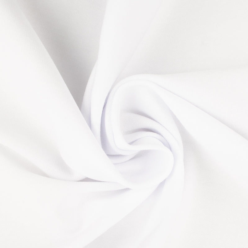 Cotton lycra knit - TELIO - PERLA - White