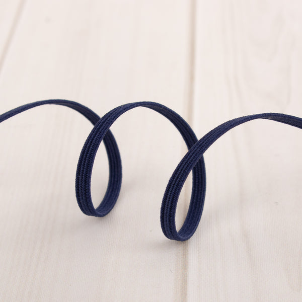 3mm braided elastic - DARK BLUE