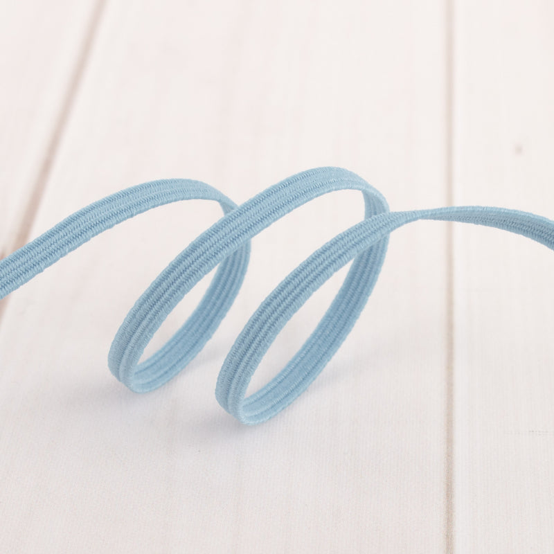 3mm braided elastic - LIGHT BLUE