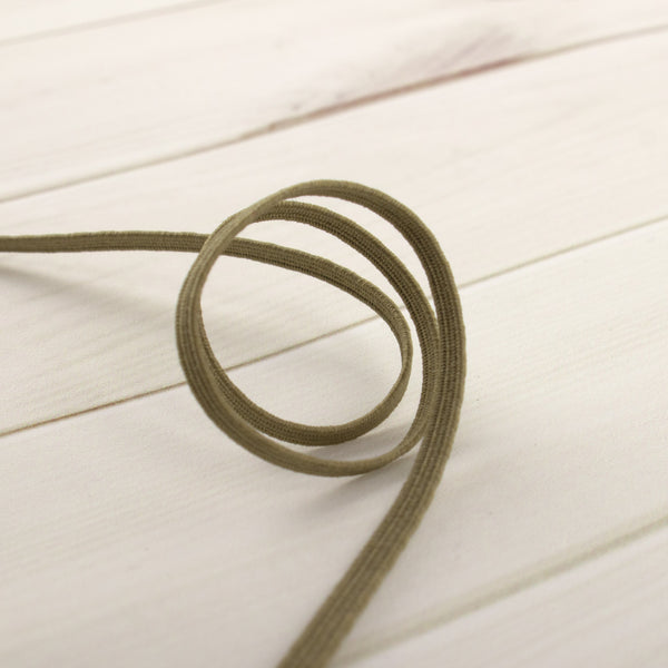 3mm braided elastic - SAGE GREEN
