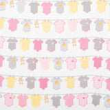 ORGANIC Baby Print - Clotheline - Pink