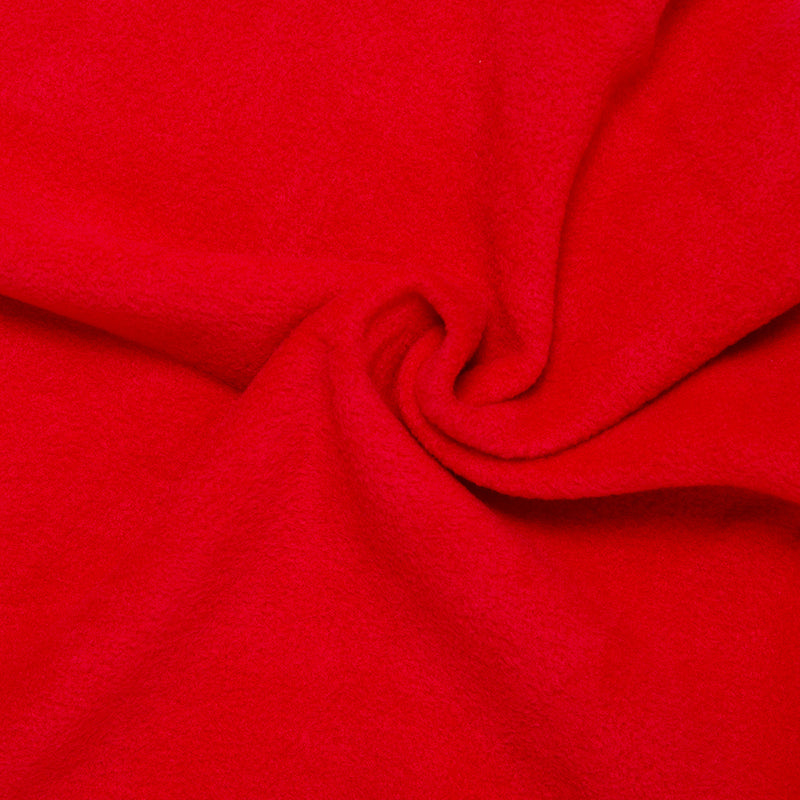 Anti-Pill Lambskin Fleece - Canada red