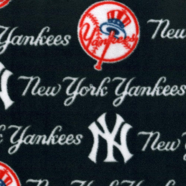 Yankees de New York - Molleton imprimé Baseball anti-boulochage - Marine