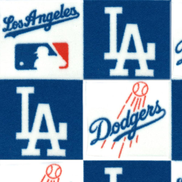 Dodgers de L.A. - Molleton imprimé Baseball anti-boulochage - Bleu