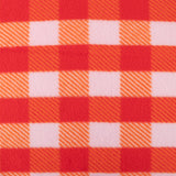 Printed Fleece - OUTBACK - Plaids - Orange