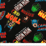 Molleton imprimés sous license - Les Avengers - Noir