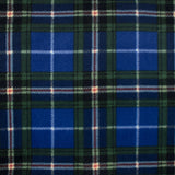 PLAID Bonded to Chenille - Nova scotia - Blue