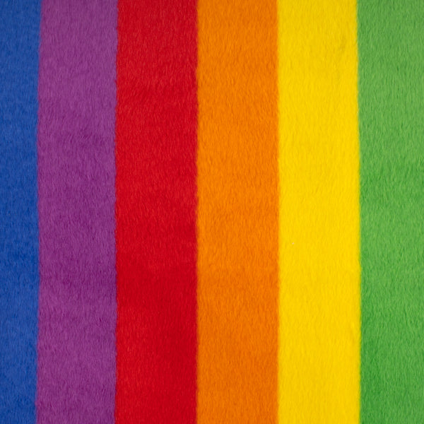 Rainbow Heart Pride Love Valentine FABRIC 18x21 Fat Quarter COTTON LGBT