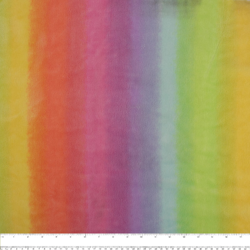 Micro chenille à  rayure - PRIDE - Multicouleur pastel