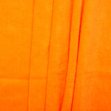 Molleton arctique uni anti-boulochage - ICY - Tangerine