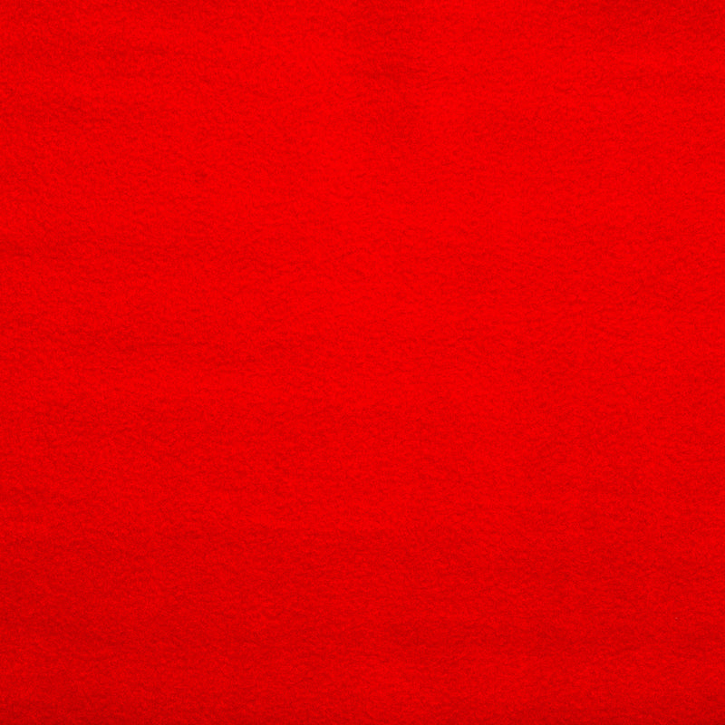 Molleton arctique uni anti-boulochage - ICY - Haute rouge