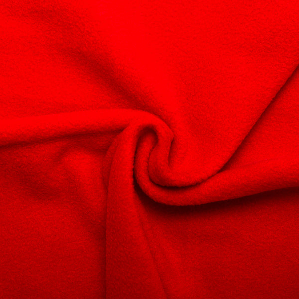 Anti-pill Arctic Fleece Solid - ICY - Haute red