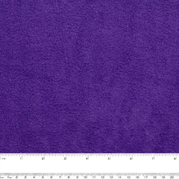 Molleton arctique uni anti-boulochage - ICY - Violet indigo