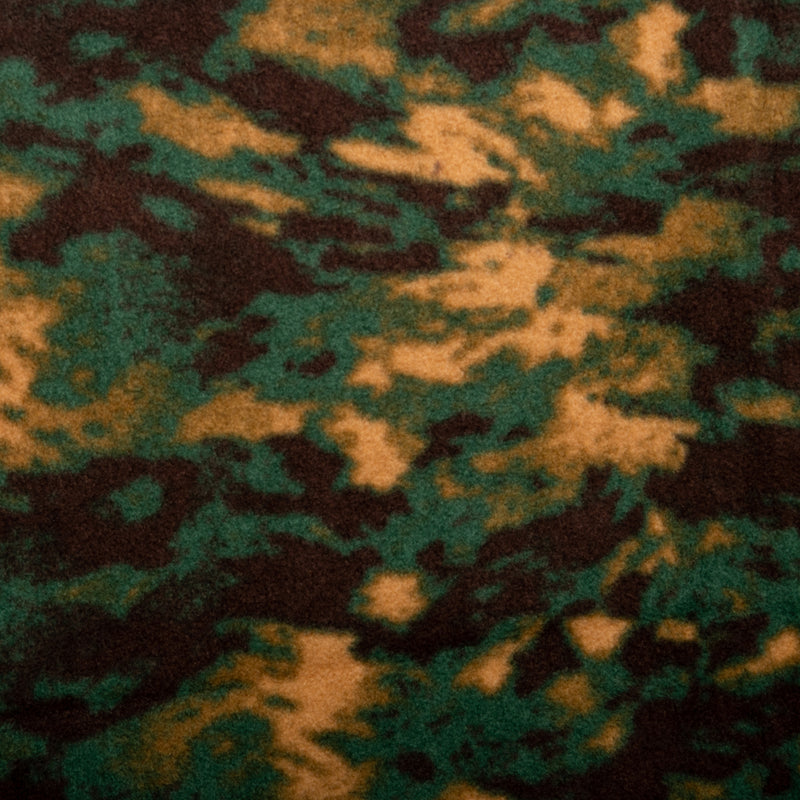 Anti Pill Fleece Print - FRESH - Camouflage - Green