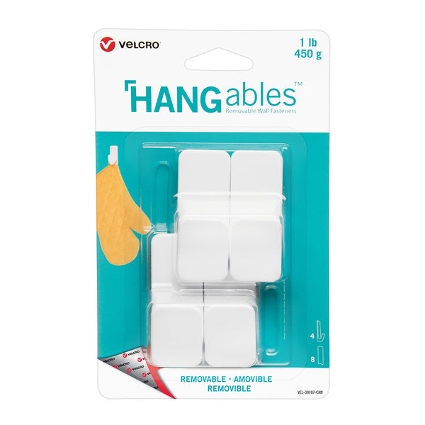 VELCRO® Brand HANGABLES™ Removable Small Hook - White