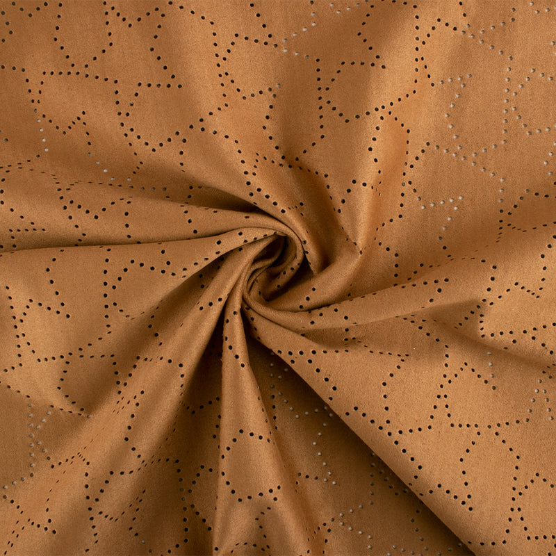 Novelty Fancy Suede - Solid -Camel