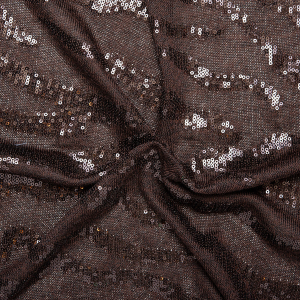 Sequined Knit - Dark brown