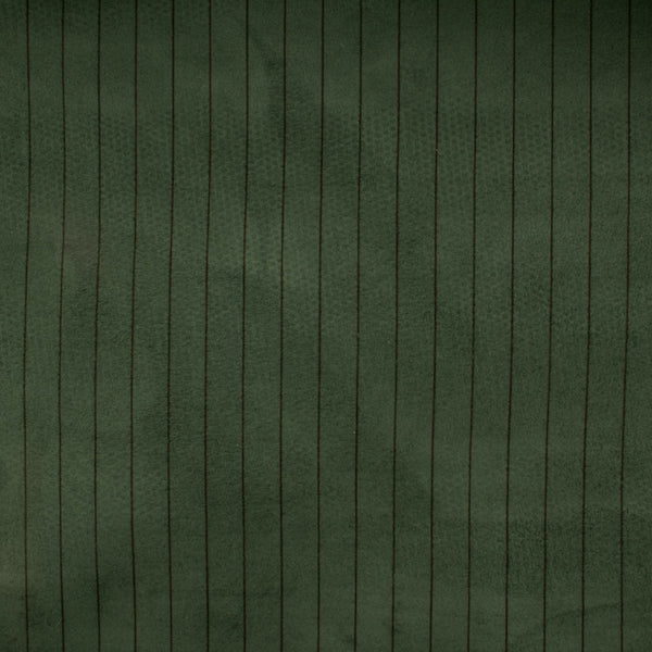 Printed Suede Bonded Scuba - Stripes - Green