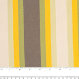 European Fleece Print - Stripes - Yellow / Green