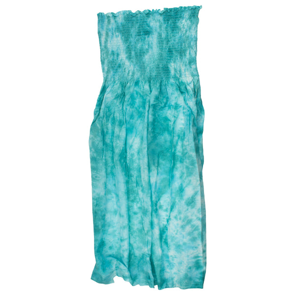 Smocked Cotton Voile - Teal