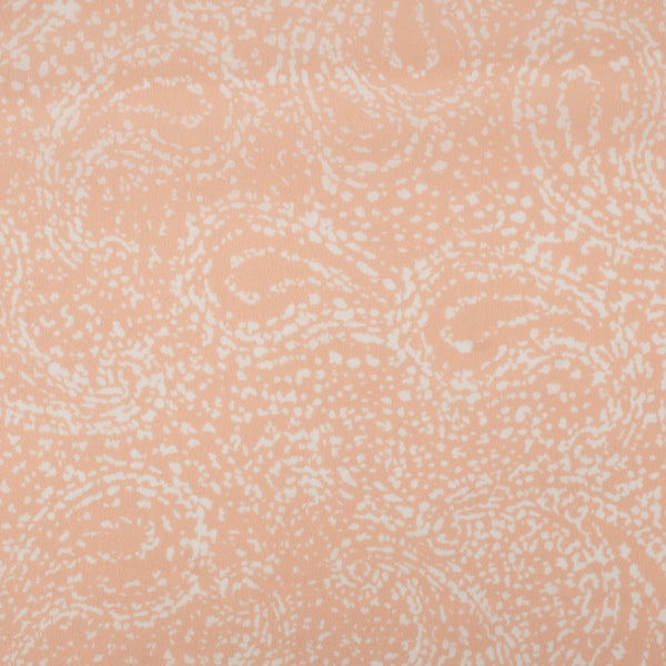 Crepe Print - DELPHINE - Paisleys - Peach