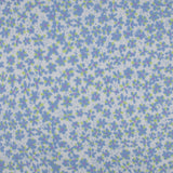 Crepe Print - DELPHINE - Daisy small - Blue