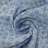 Crepe Print - DELPHINE - Daisy small - Blue