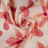 Crepe Print - DELPHINE - Daisy - White