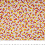 Rayon Poplin Print - FLAVIA - Small flower - Yellow