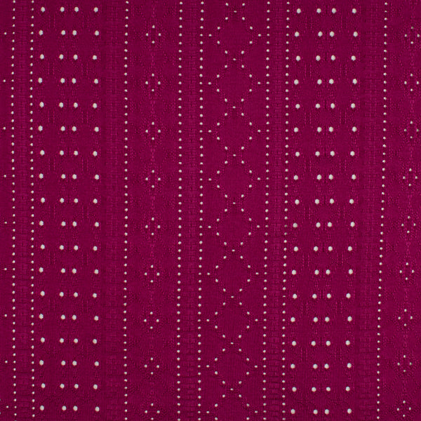 Tricot crocheté et dentelle - PLAYA - Losanges - Fuchsia