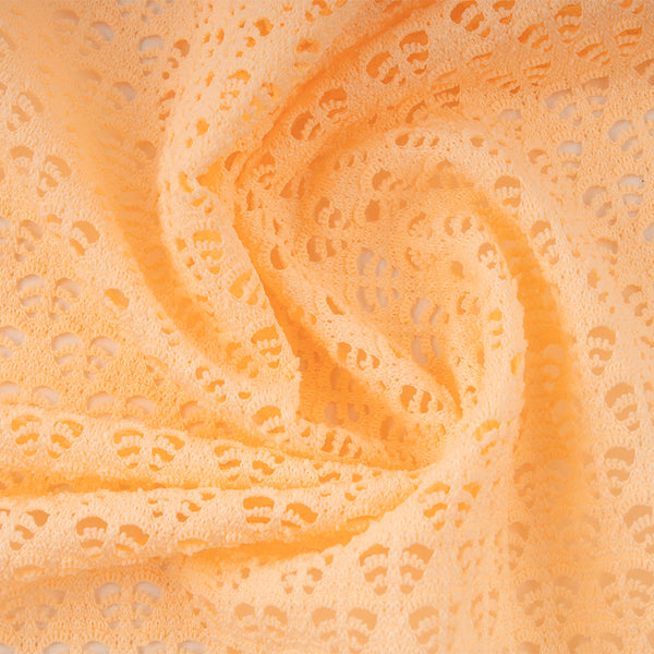 Knitted lace and crochet - PLAYA - Heart - Orange