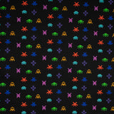 GAME NIGHT Printed cotton - Atari - Black